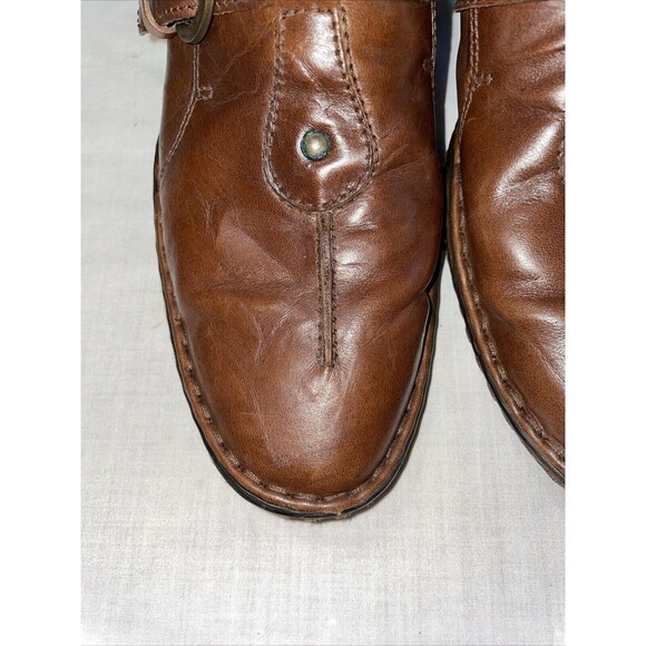 Josef Seibel Women’s Casual Mules Size 40 U.S. 9 M Brown Leather Comfort College - Picture 8 of 12